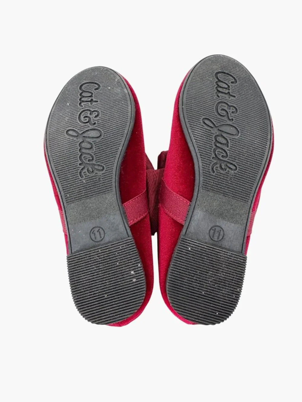 NEW Cat & Jack Toddler Girls' Chloe Mary Jane Flats - Red - Size 11